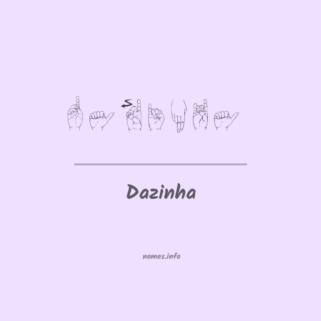 Dazinha em Libras