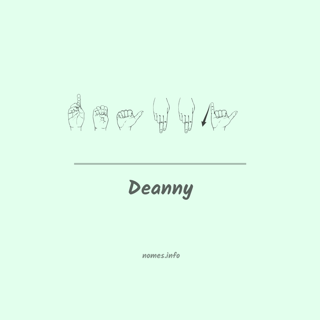 Deanny em Libras