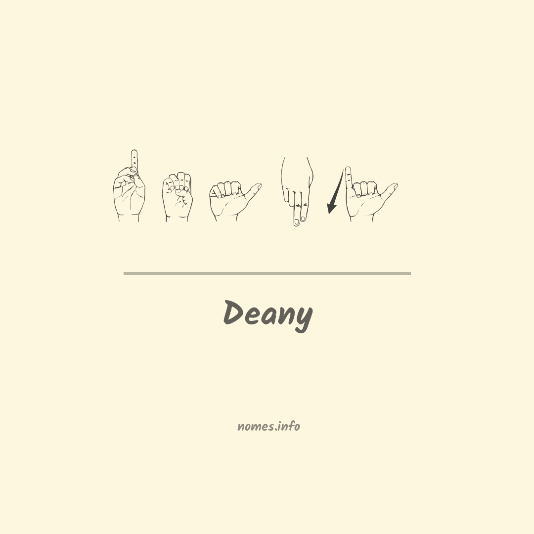 Deany em Libras