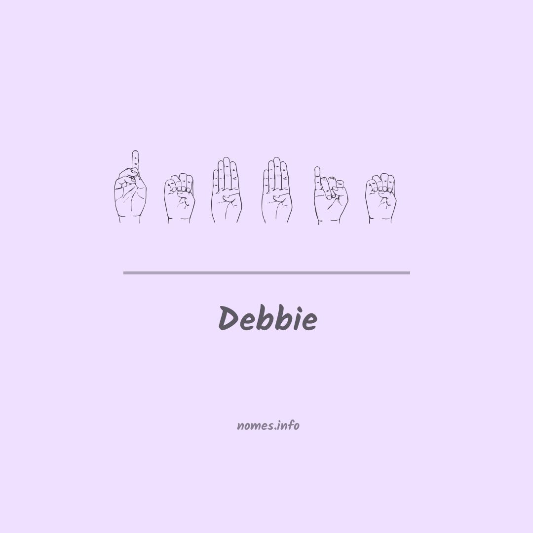 Debbie em Libras