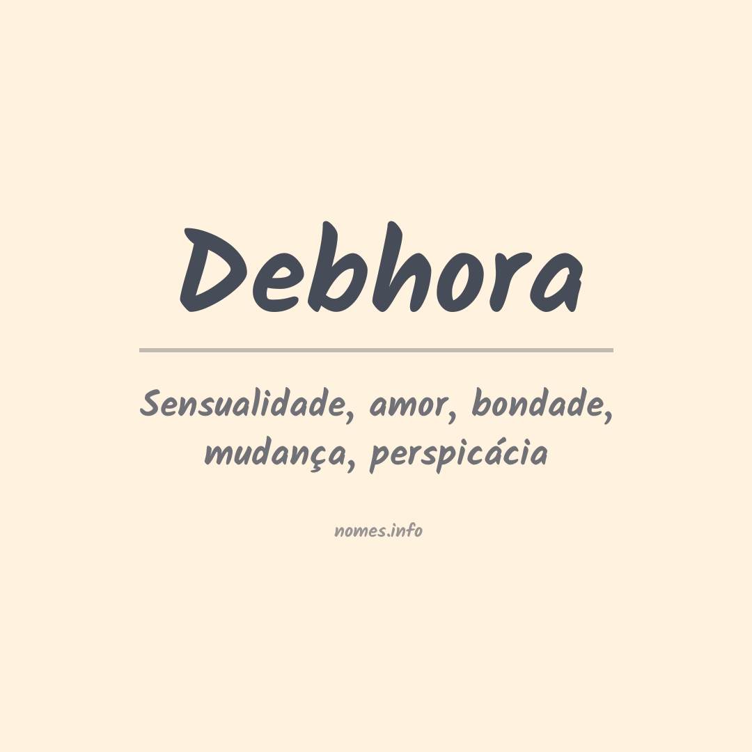 Significado do nome Debhora