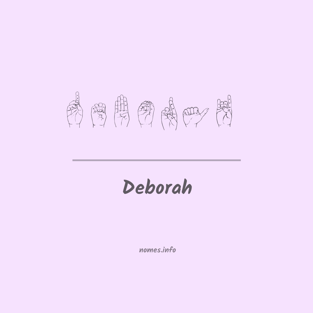 Deborah em Libras