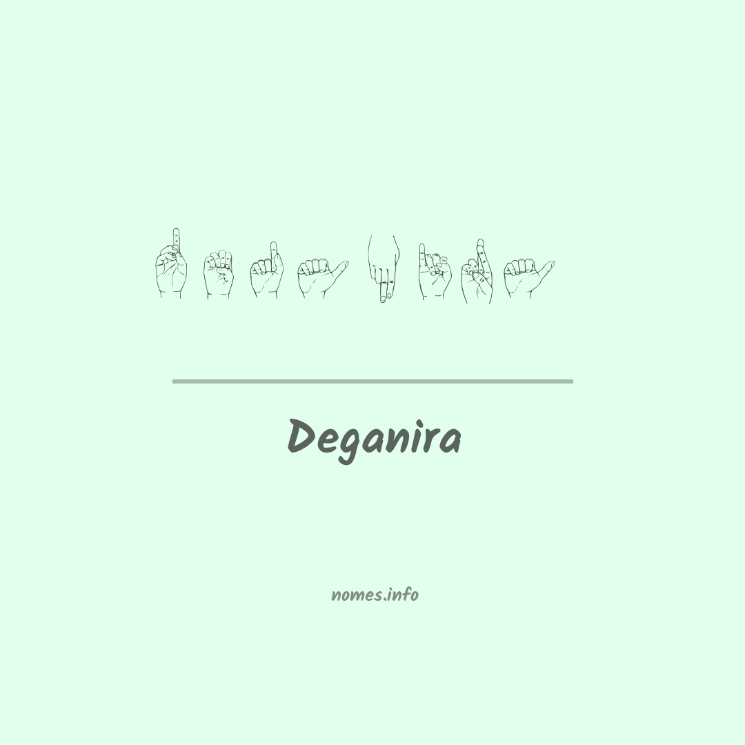 Deganira em Libras