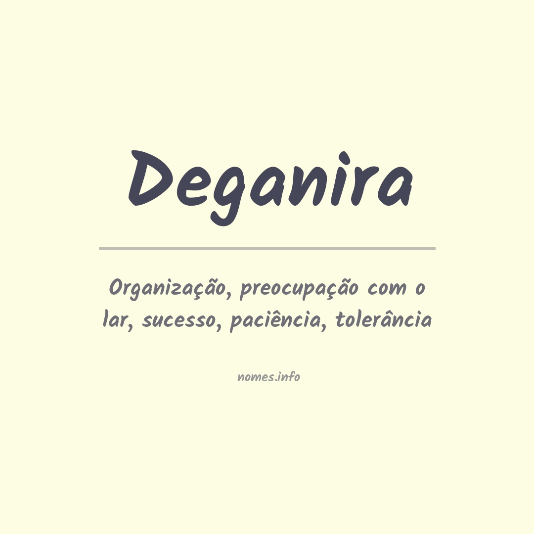 Significado do nome Deganira