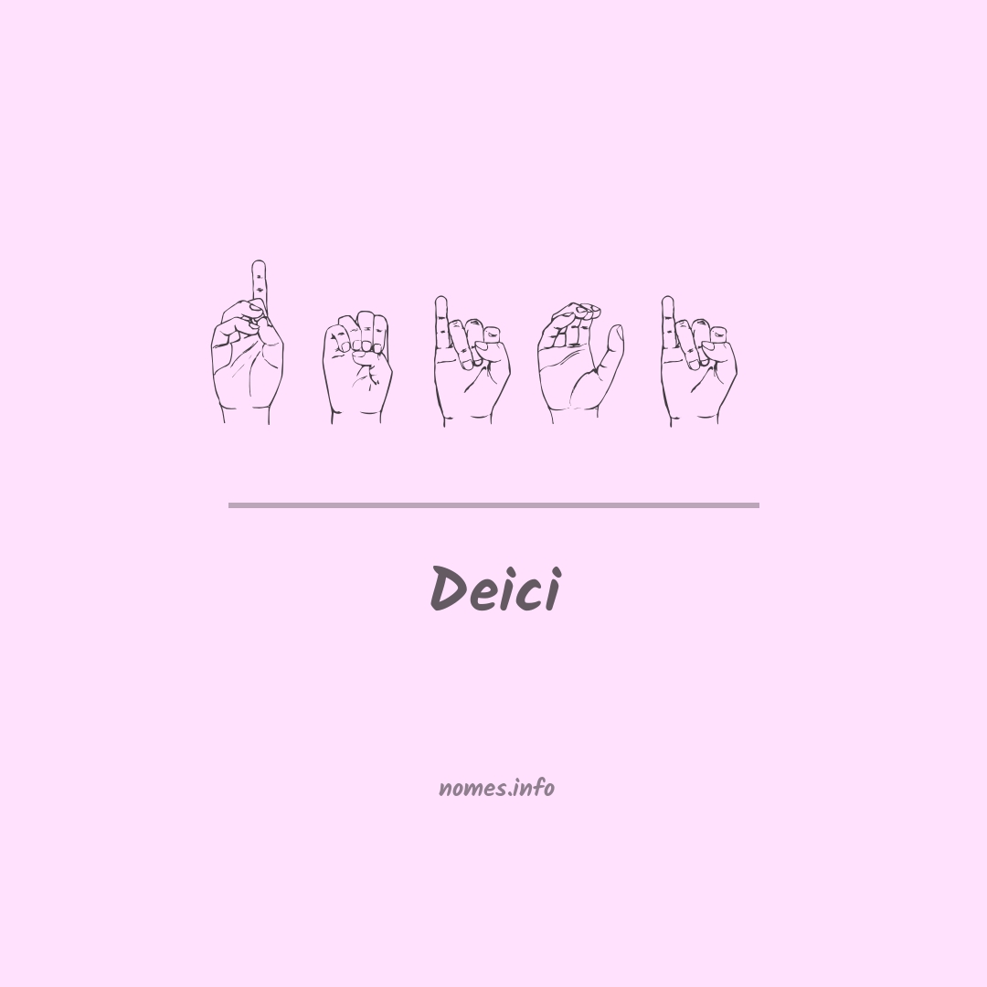 Deici em Libras