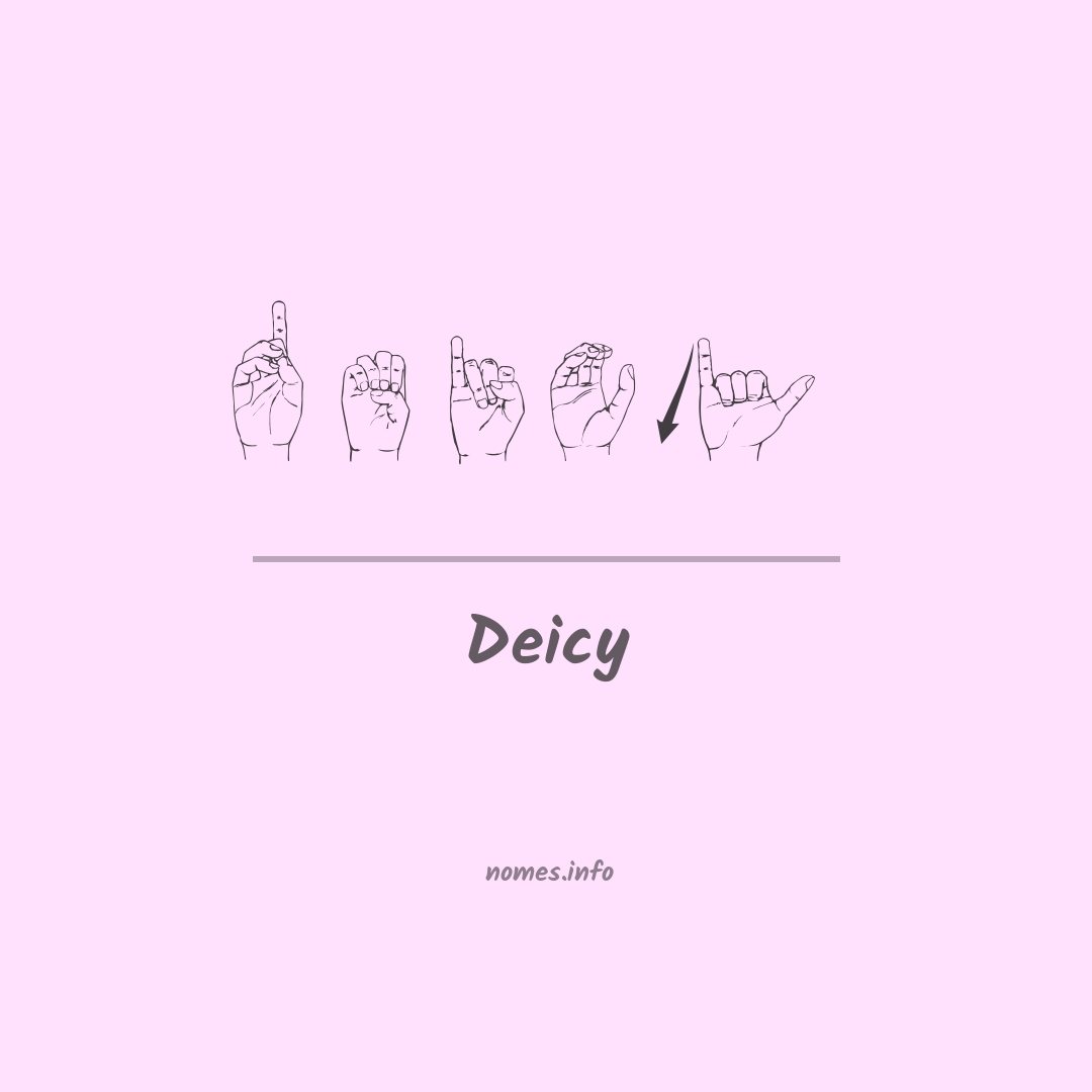Deicy em Libras