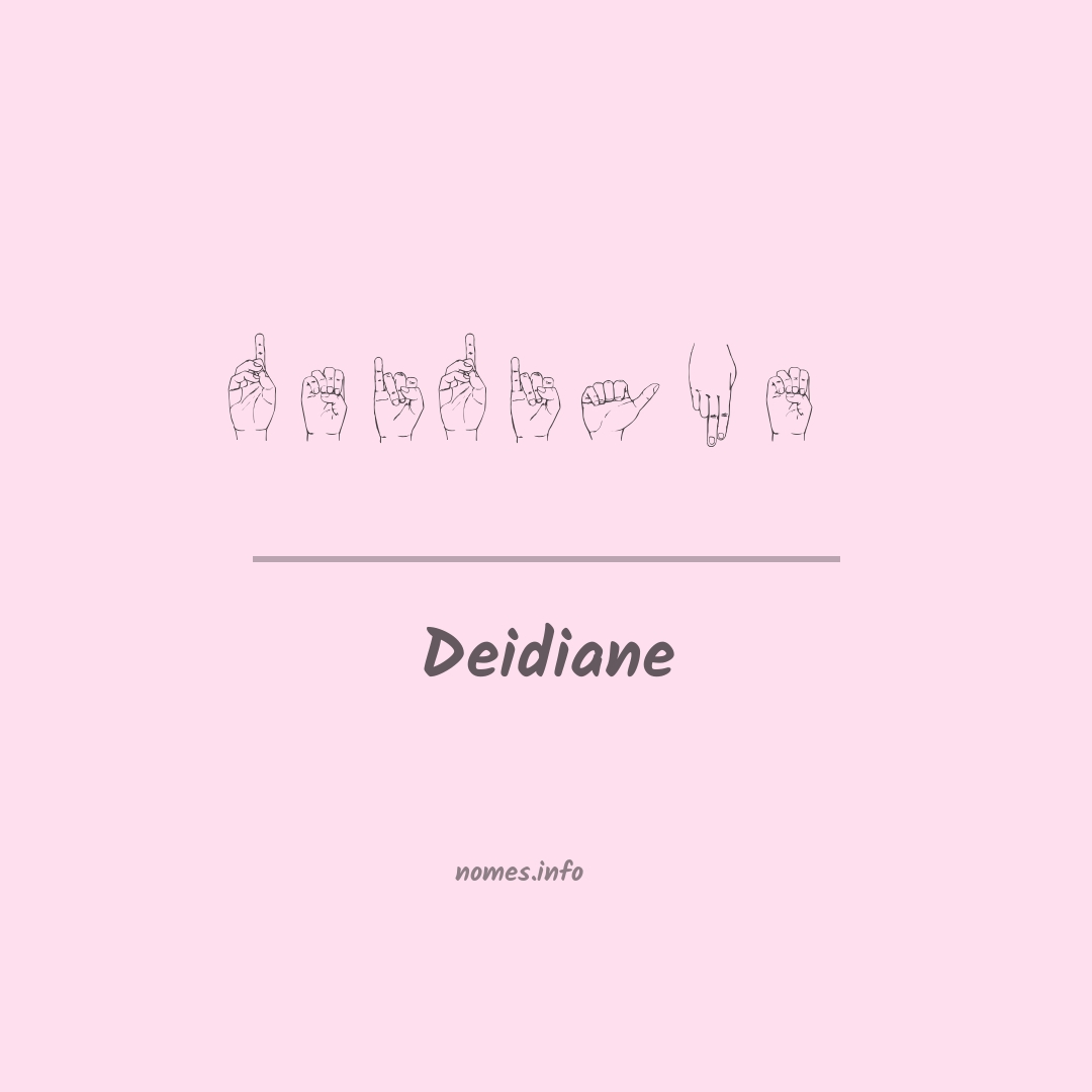 Deidiane em Libras Deidiane em Libras