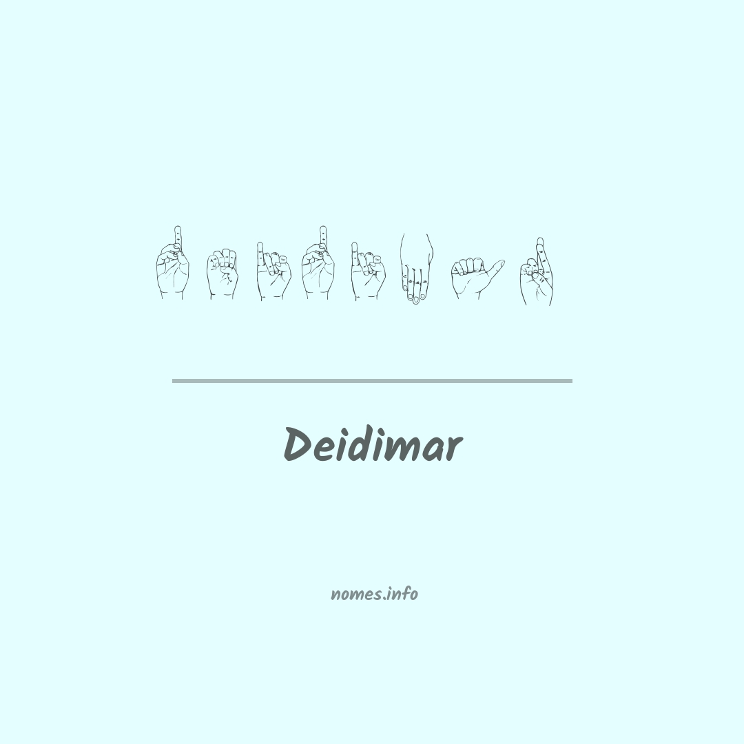 Deidimar em Libras