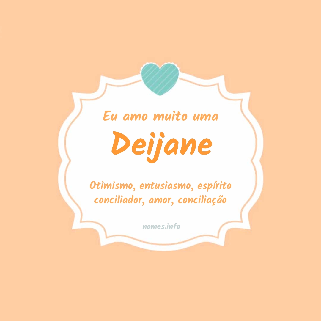 Eu amo muito Deijane