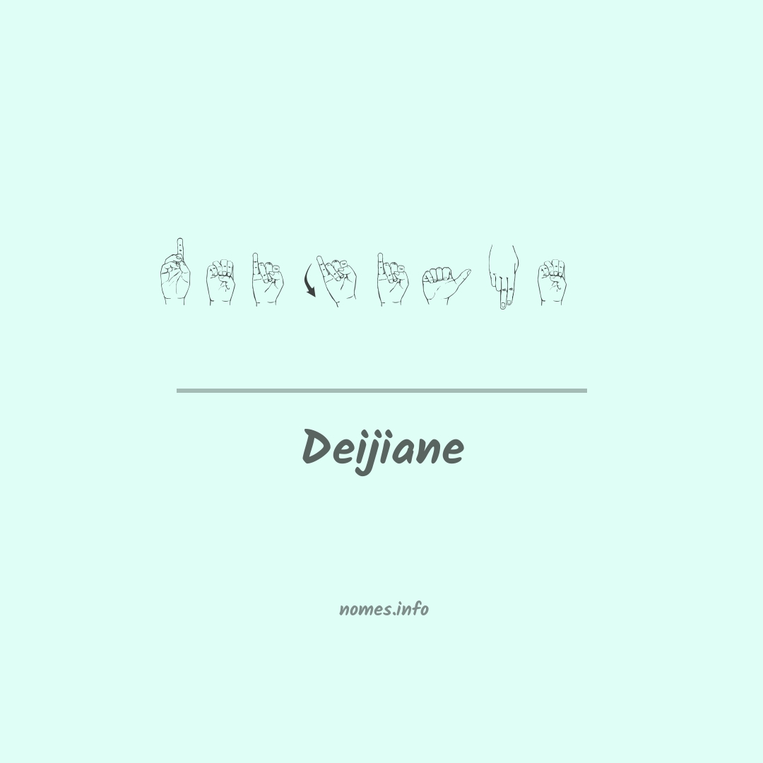Deijiane em Libras