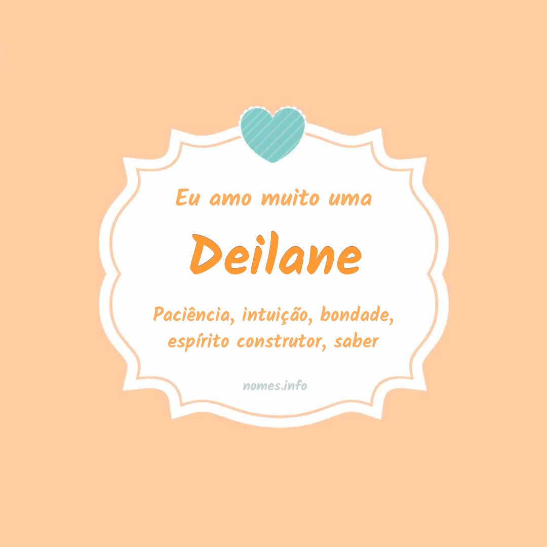 Eu amo muito Deilane