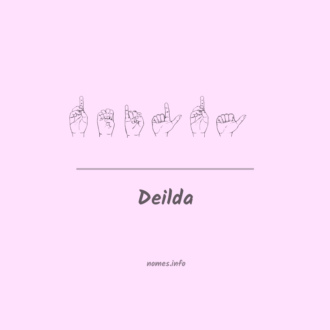 Deilda em Libras