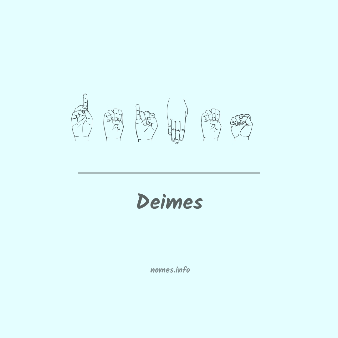 Deimes em Libras