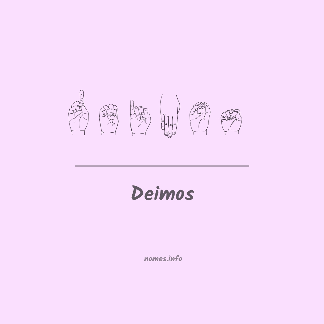 Deimos em Libras