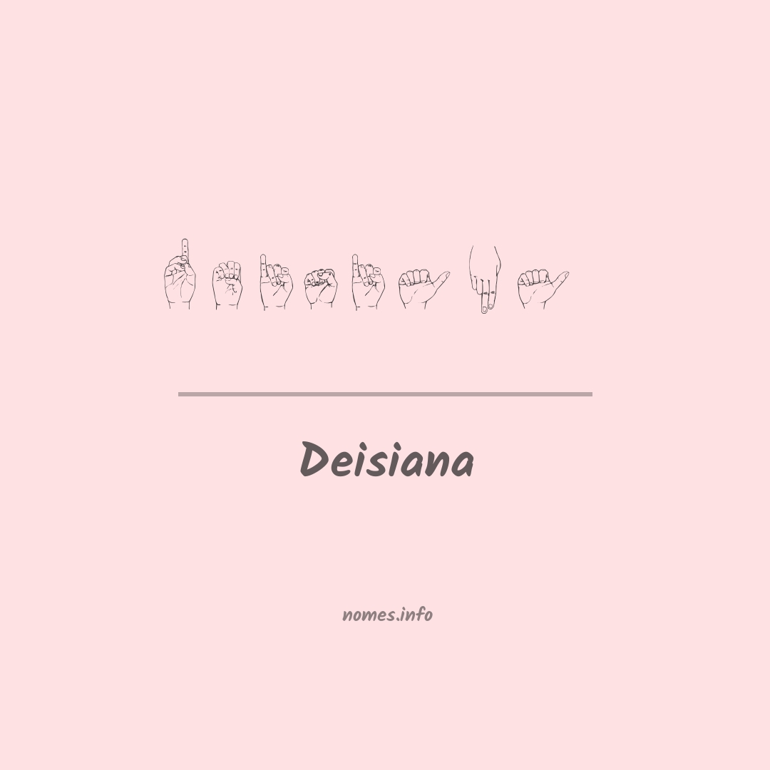 Deisiana em Libras