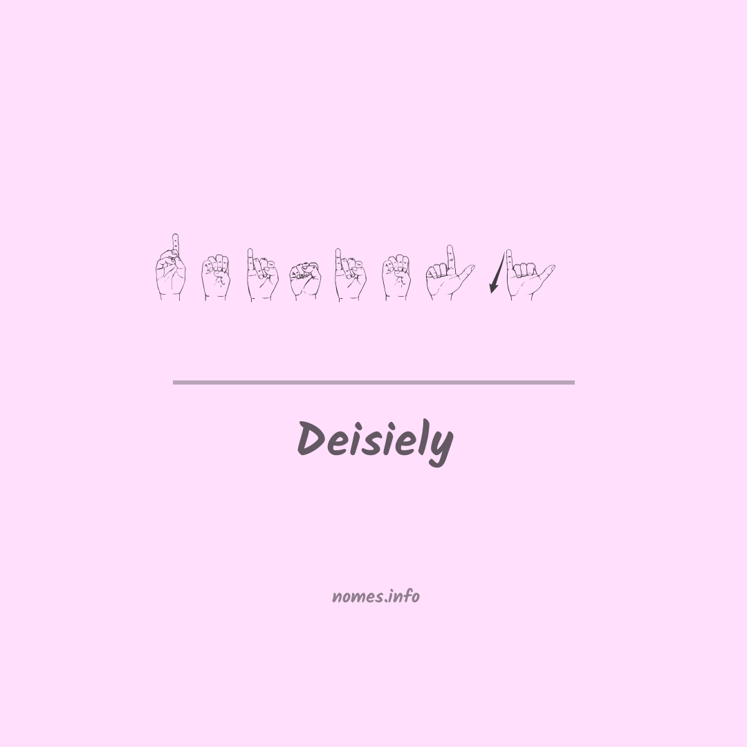 Deisiely em Libras