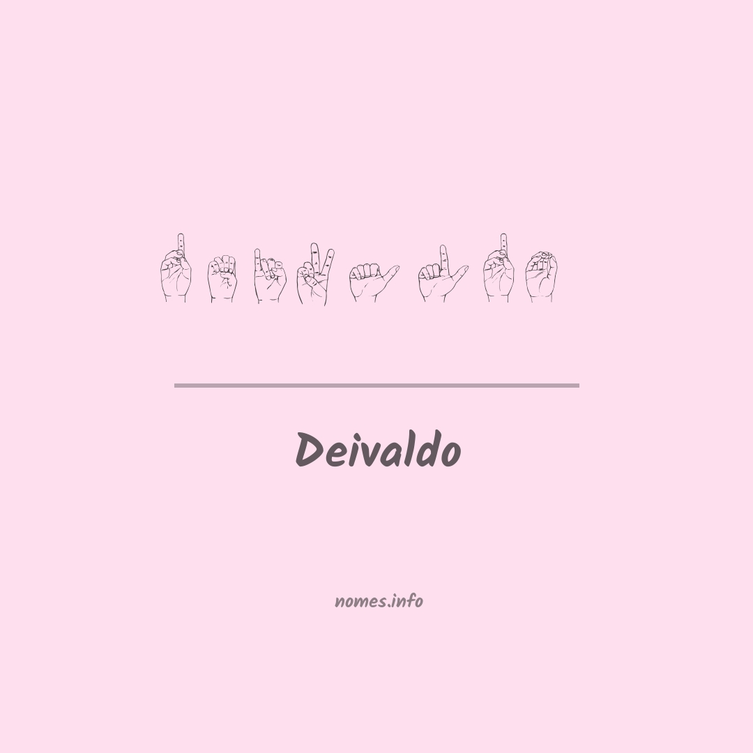 Deivaldo em Libras