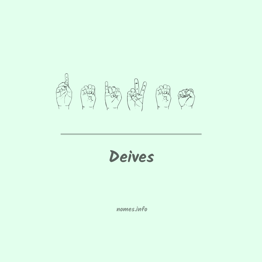 Deives em Libras