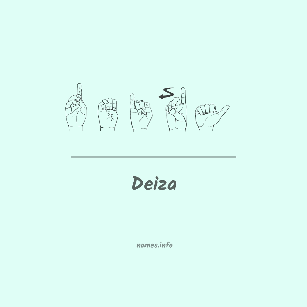 Deiza em Libras