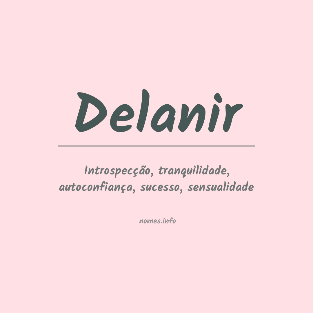 Significado do nome Delanir