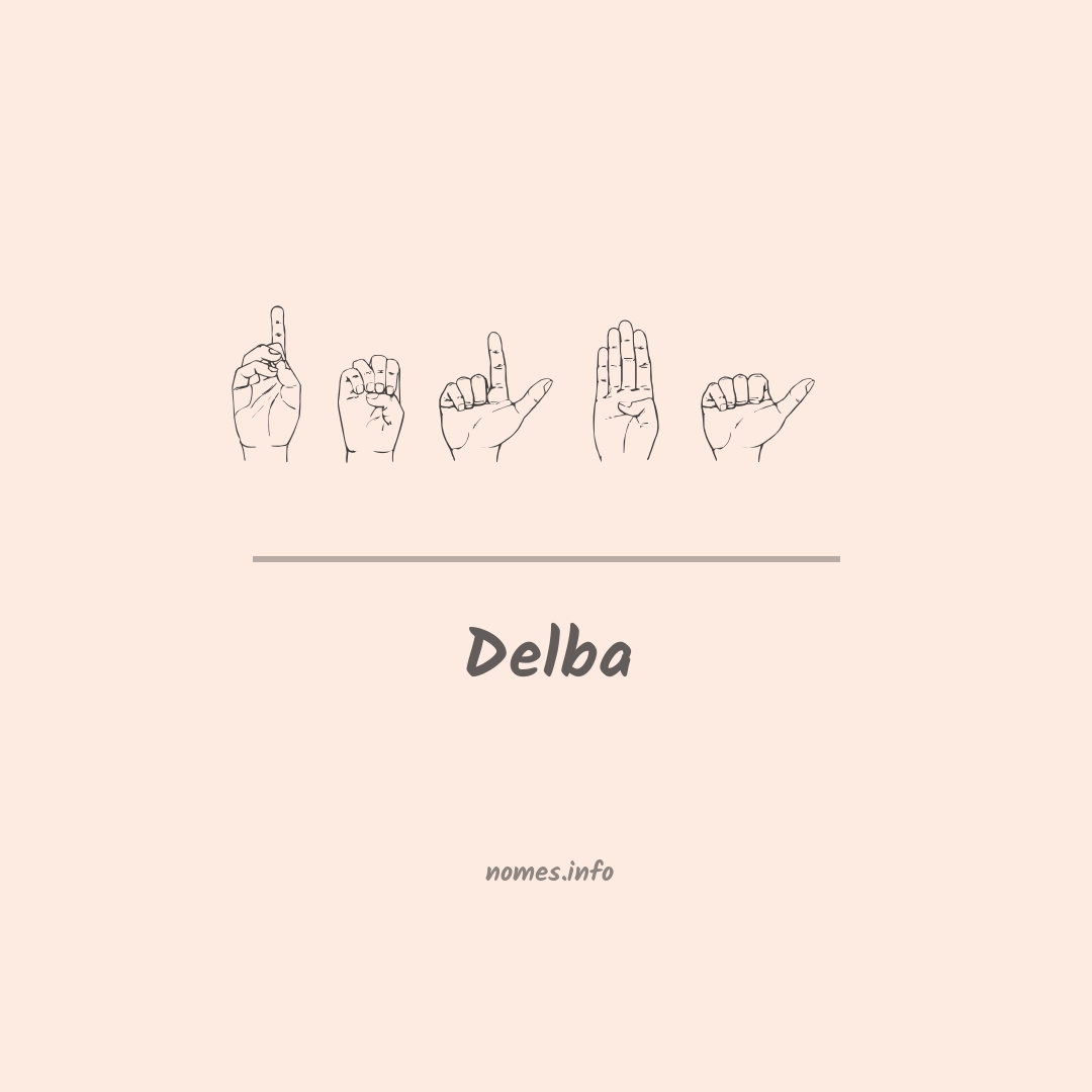 Delba em Libras