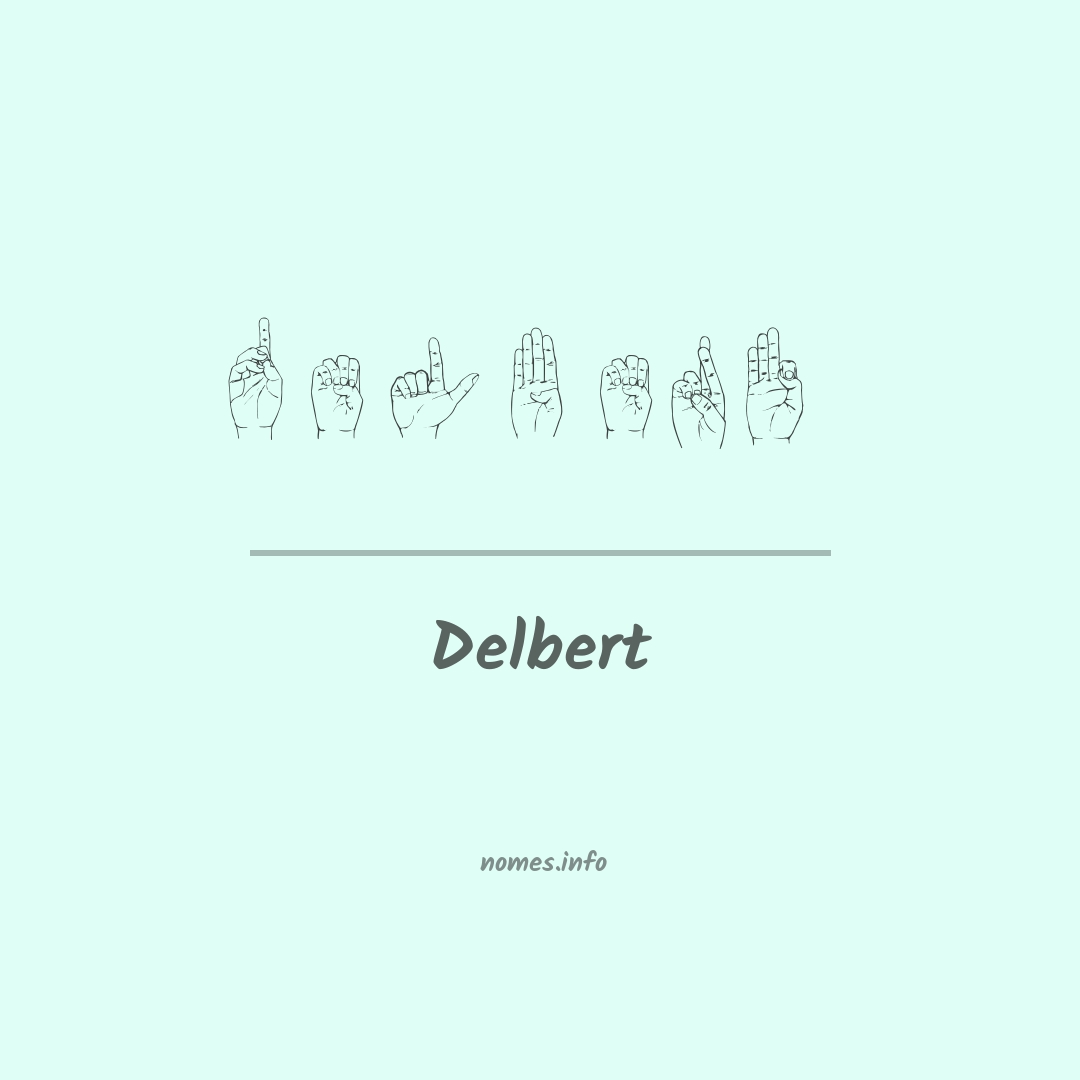 Delbert em Libras