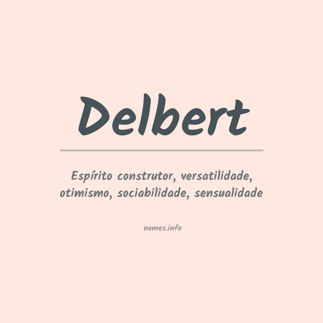 Significado do nome Delbert