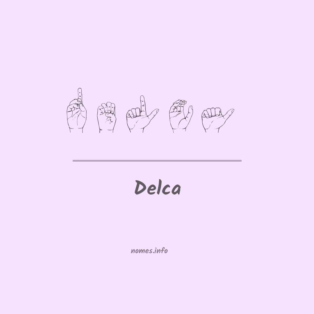 Delca em Libras