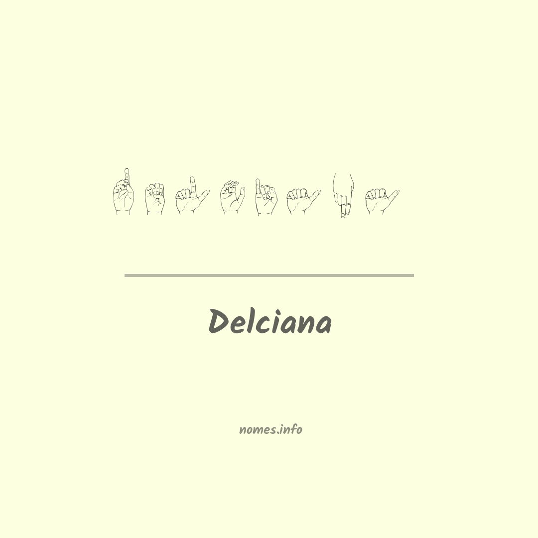 Delciana em Libras