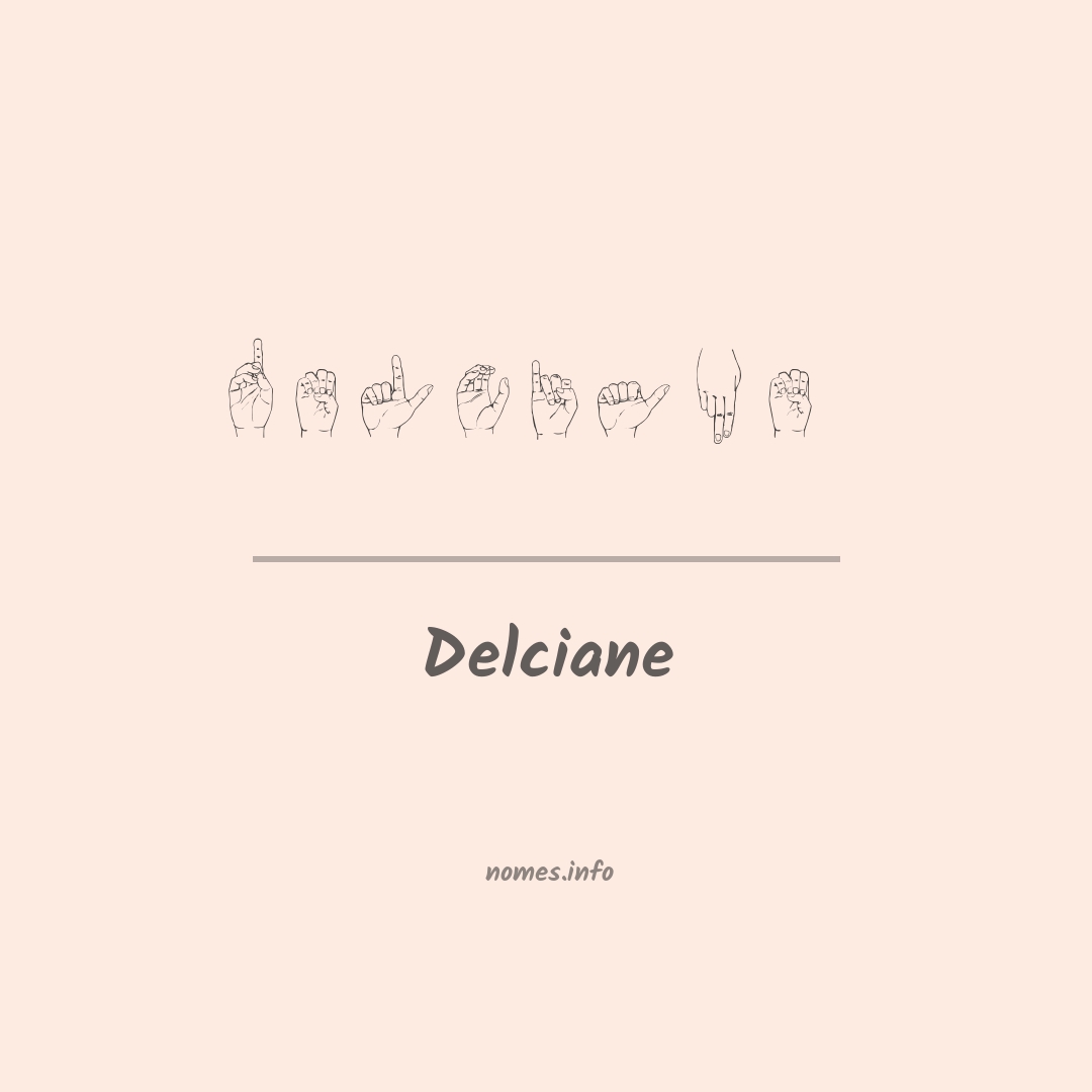Delciane em Libras