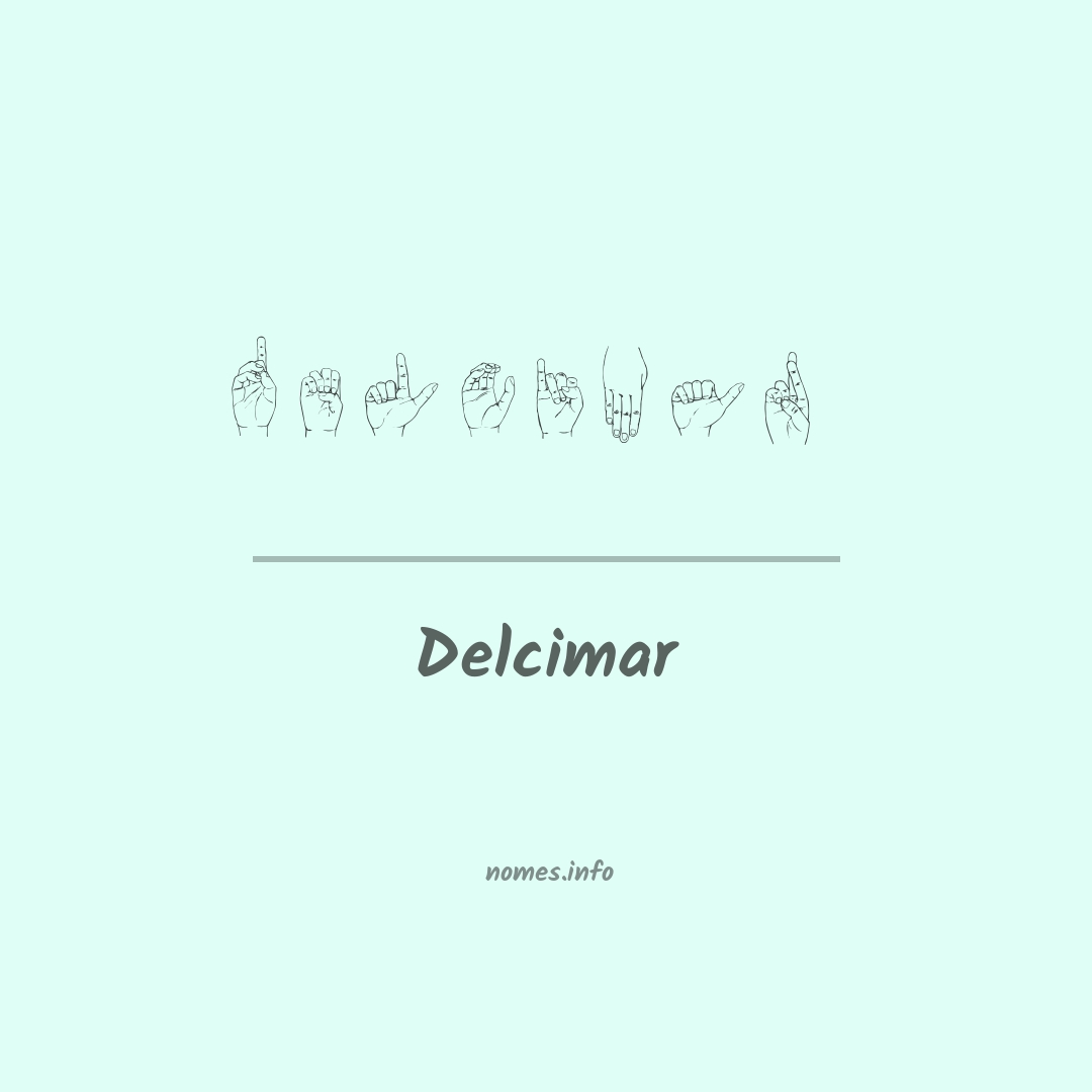 Delcimar em Libras