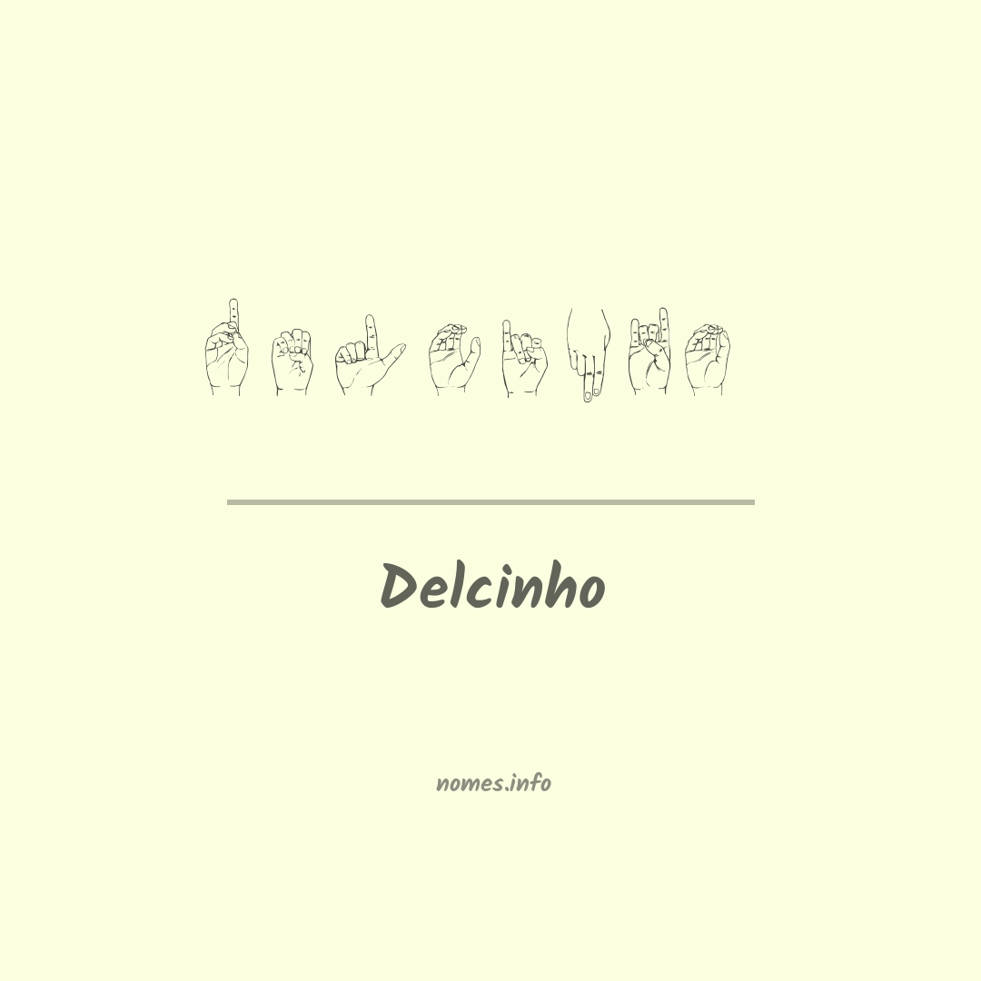 Delcinho em Libras