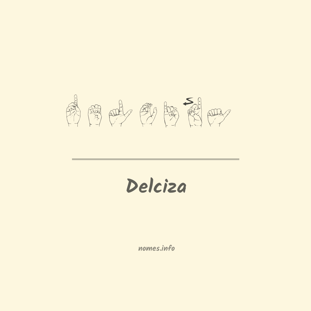 Delciza em Libras