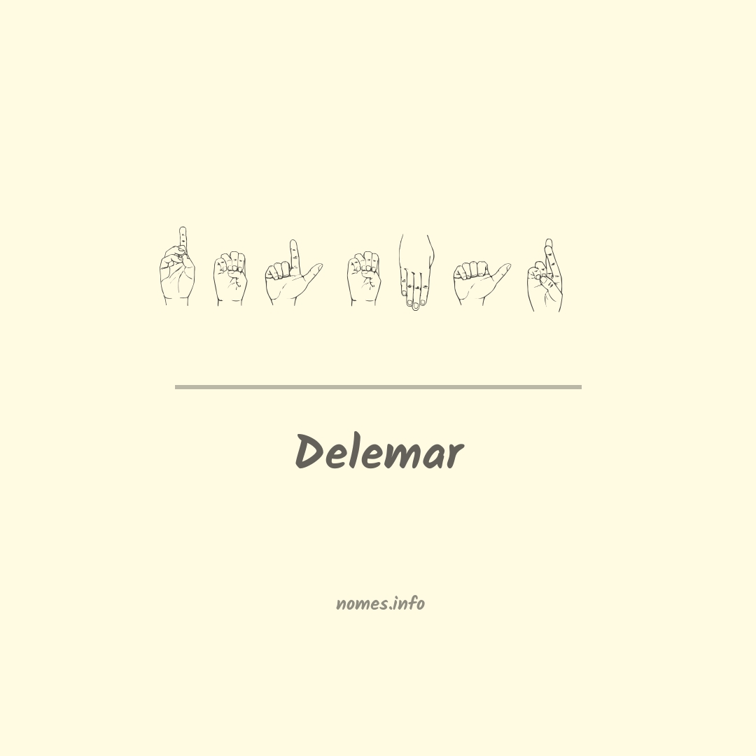 Delemar em Libras