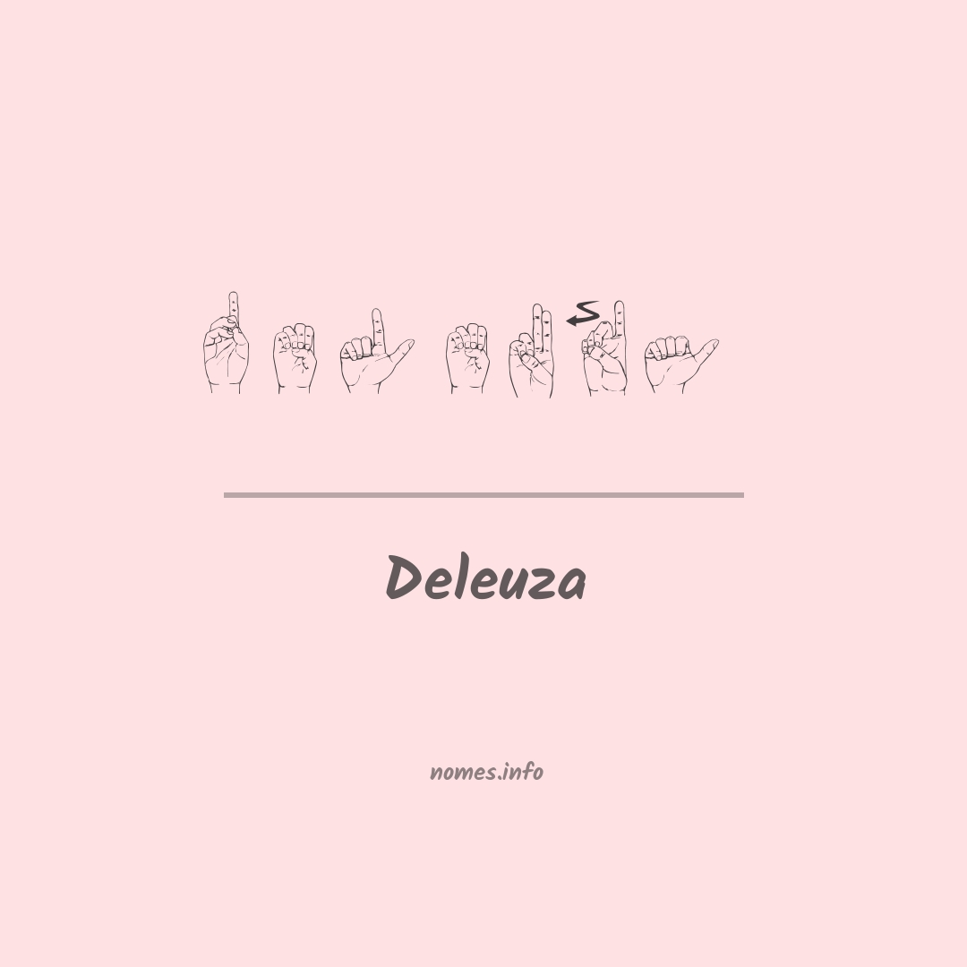 Deleuza em Libras