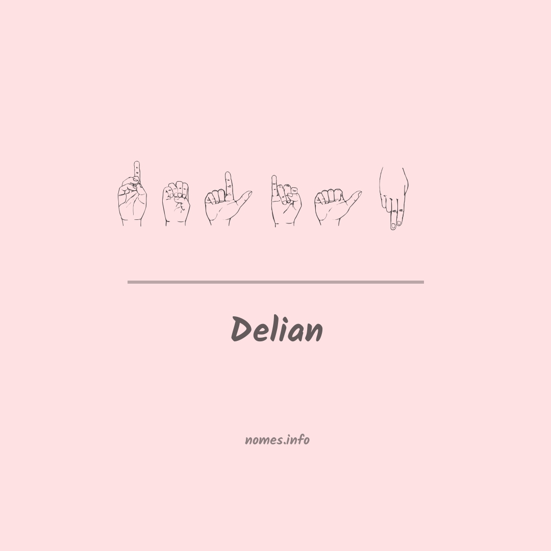 Delian em Libras