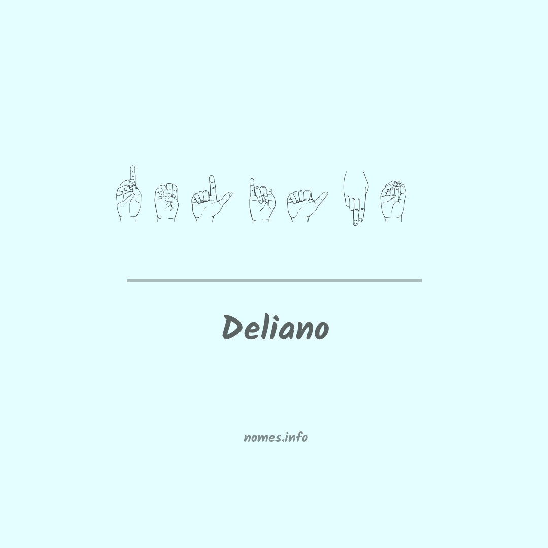 Deliano em Libras