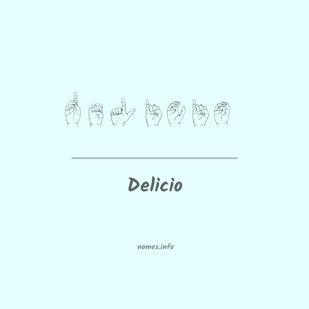 Delicio em Libras