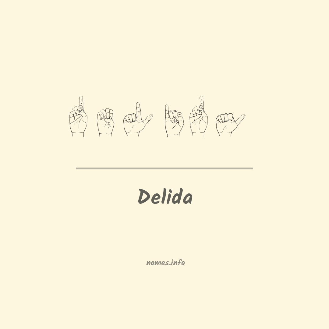 Delida em Libras