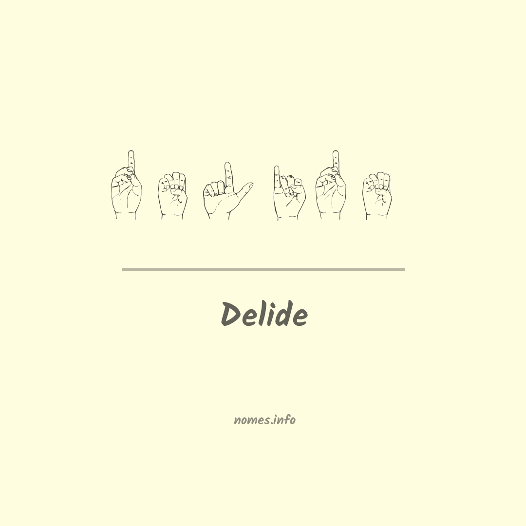 Delide em Libras
