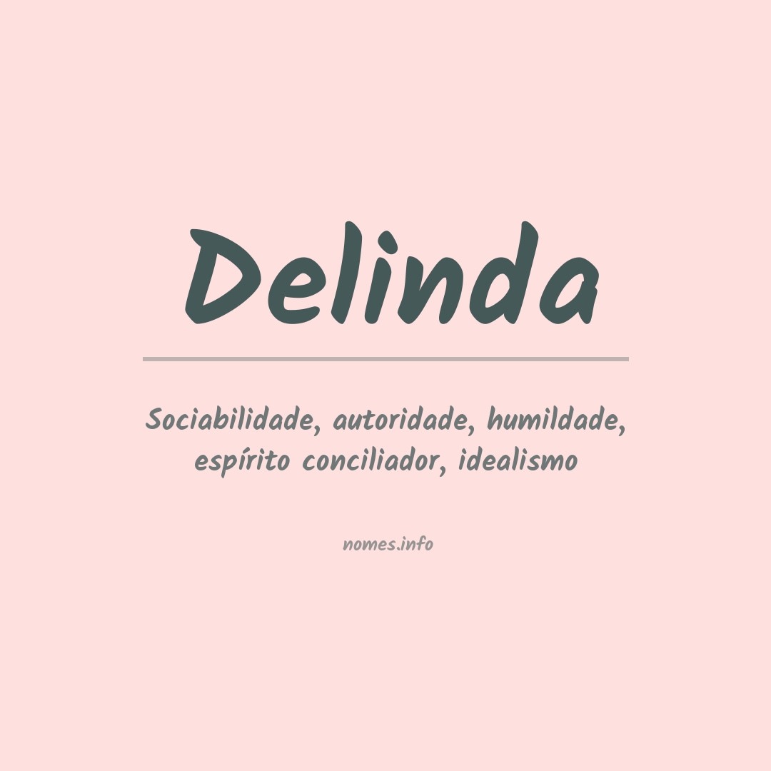 Significado do nome Delinda