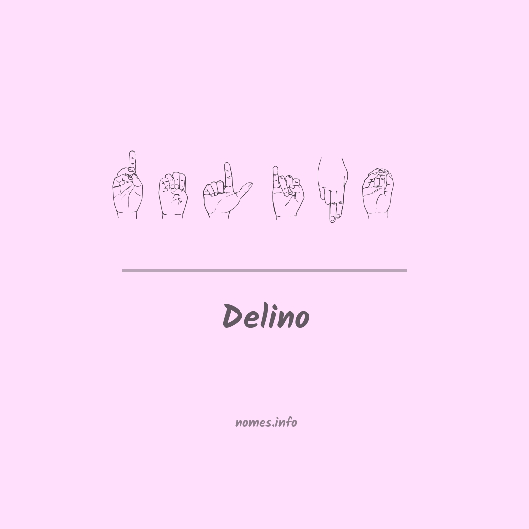 Delino em Libras