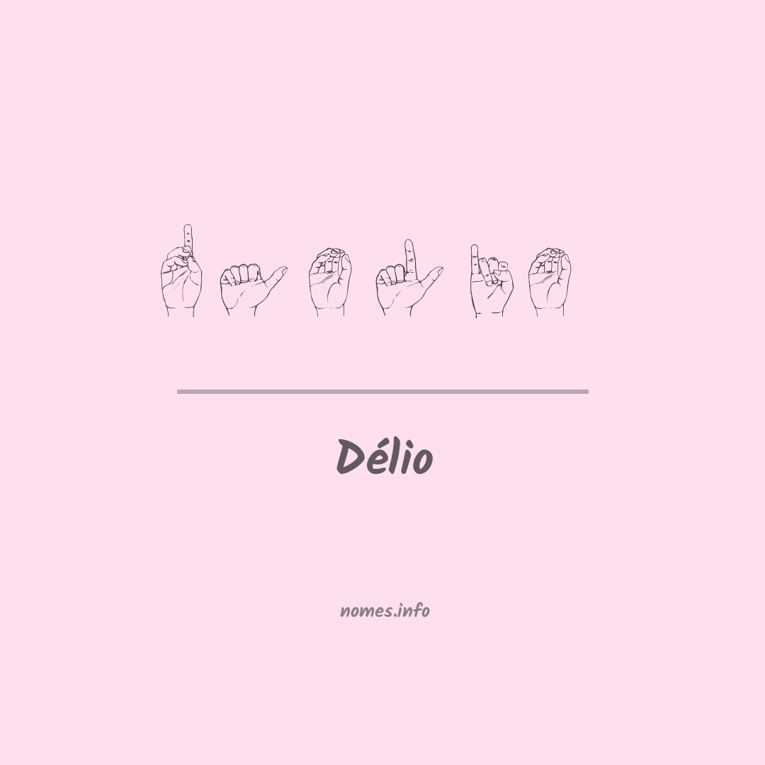 Délio em Libras