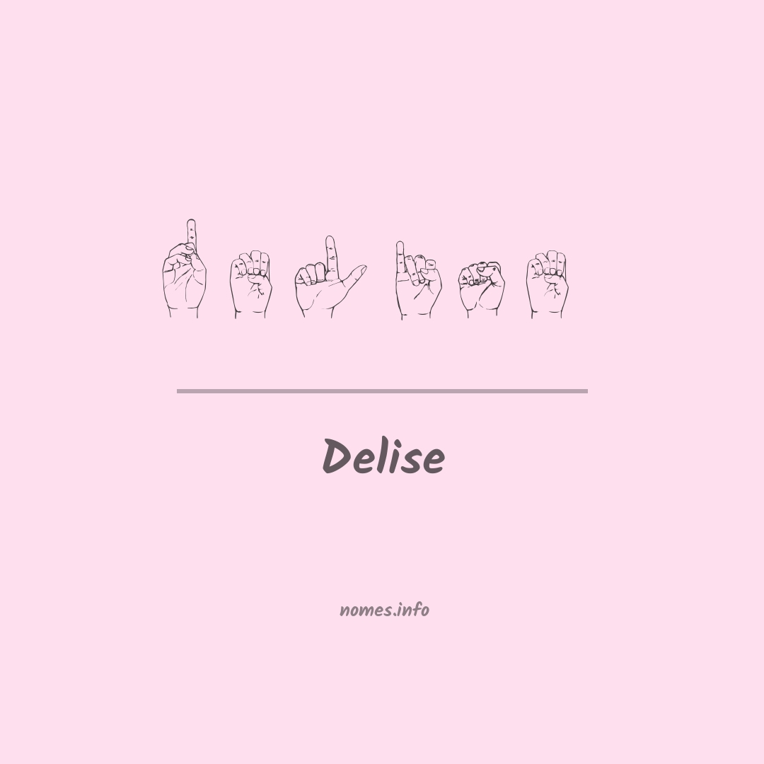 Delise em Libras