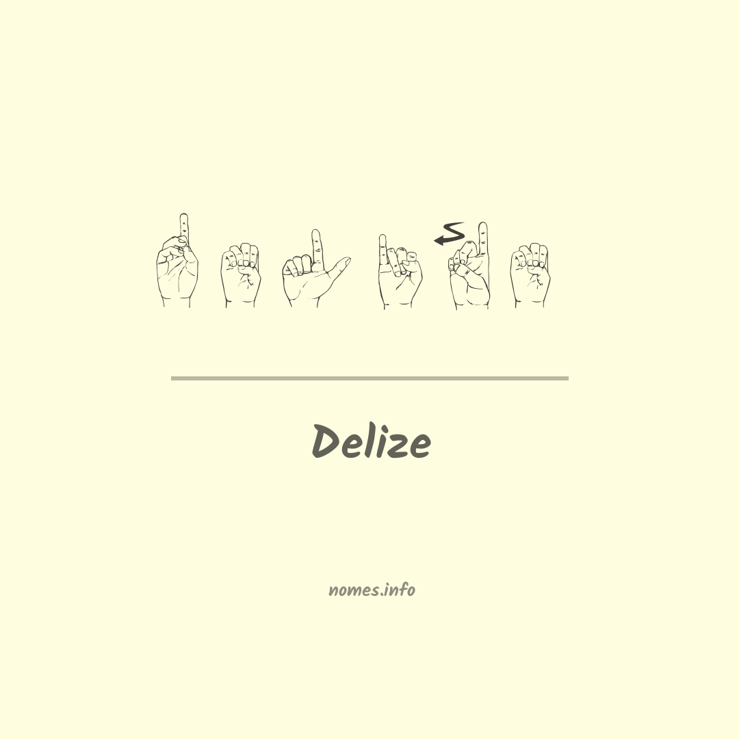 Delize em Libras