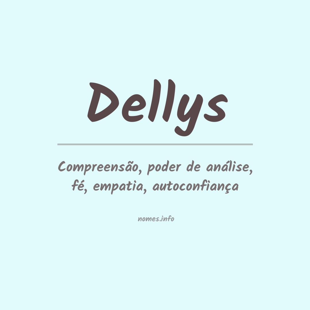 Significado do nome Dellys