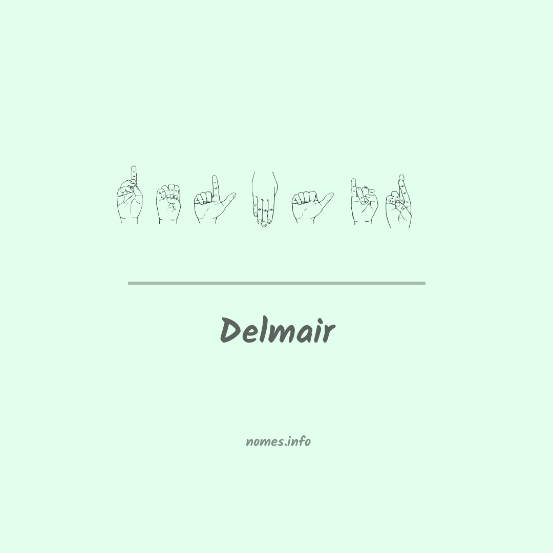 Delmair em Libras