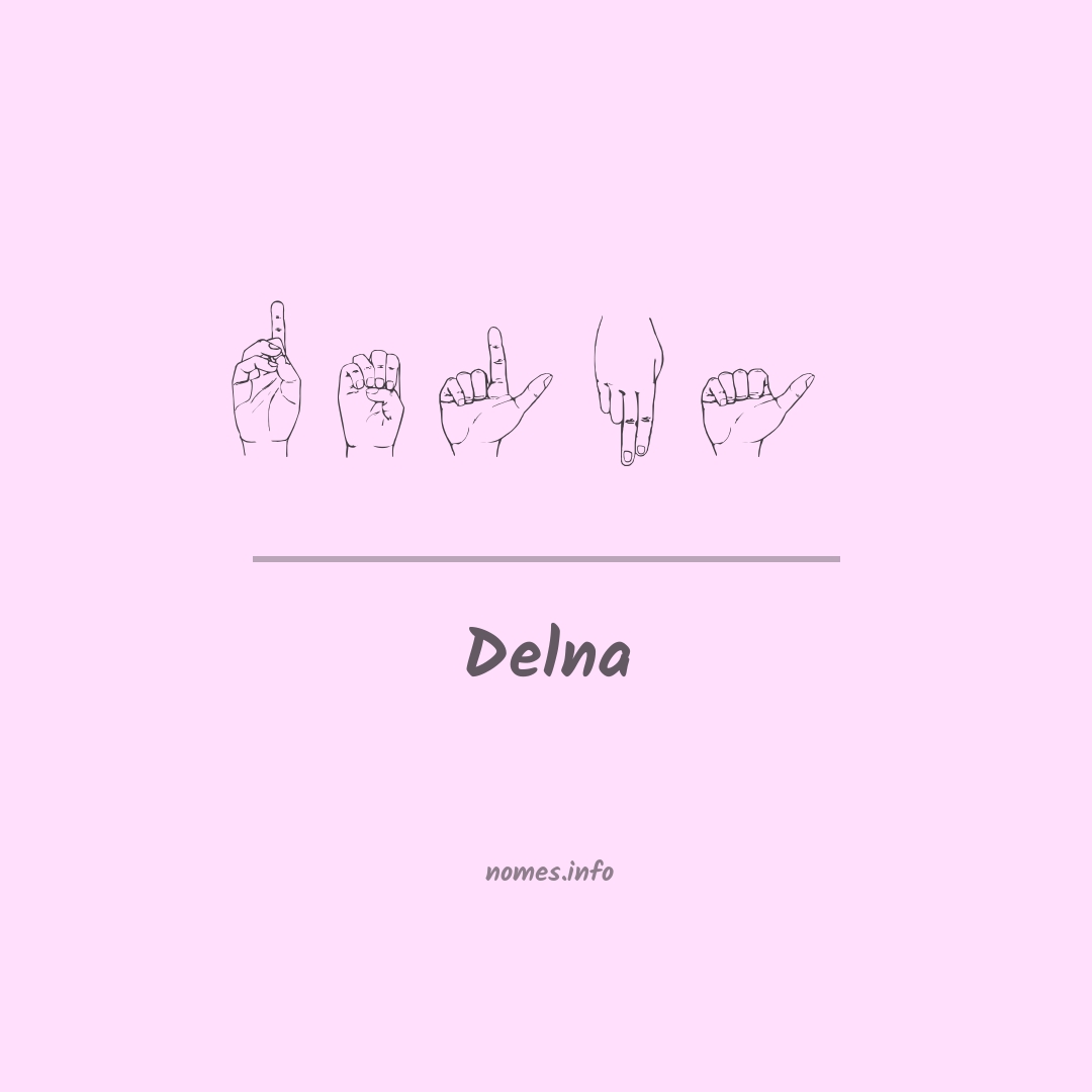 Delna em Libras