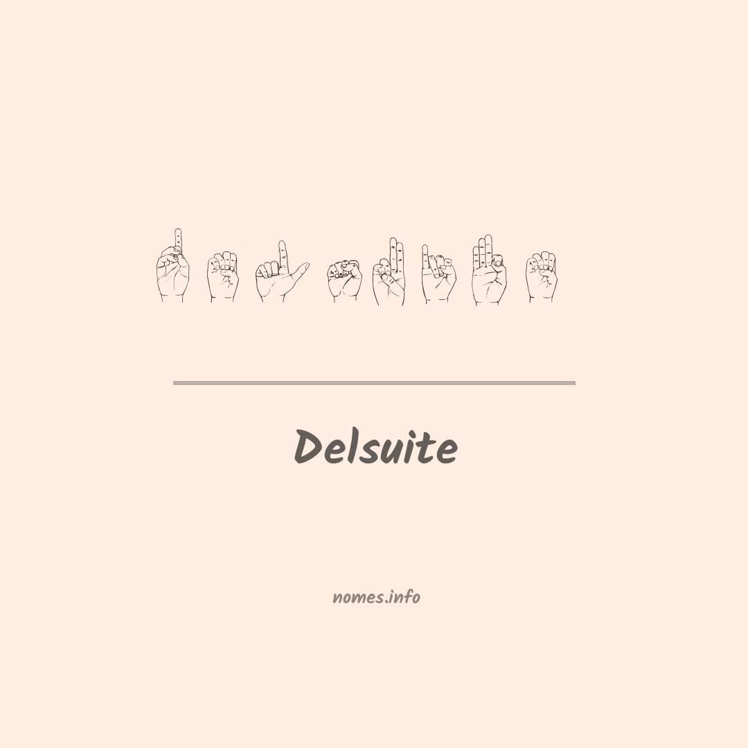 Delsuite em Libras