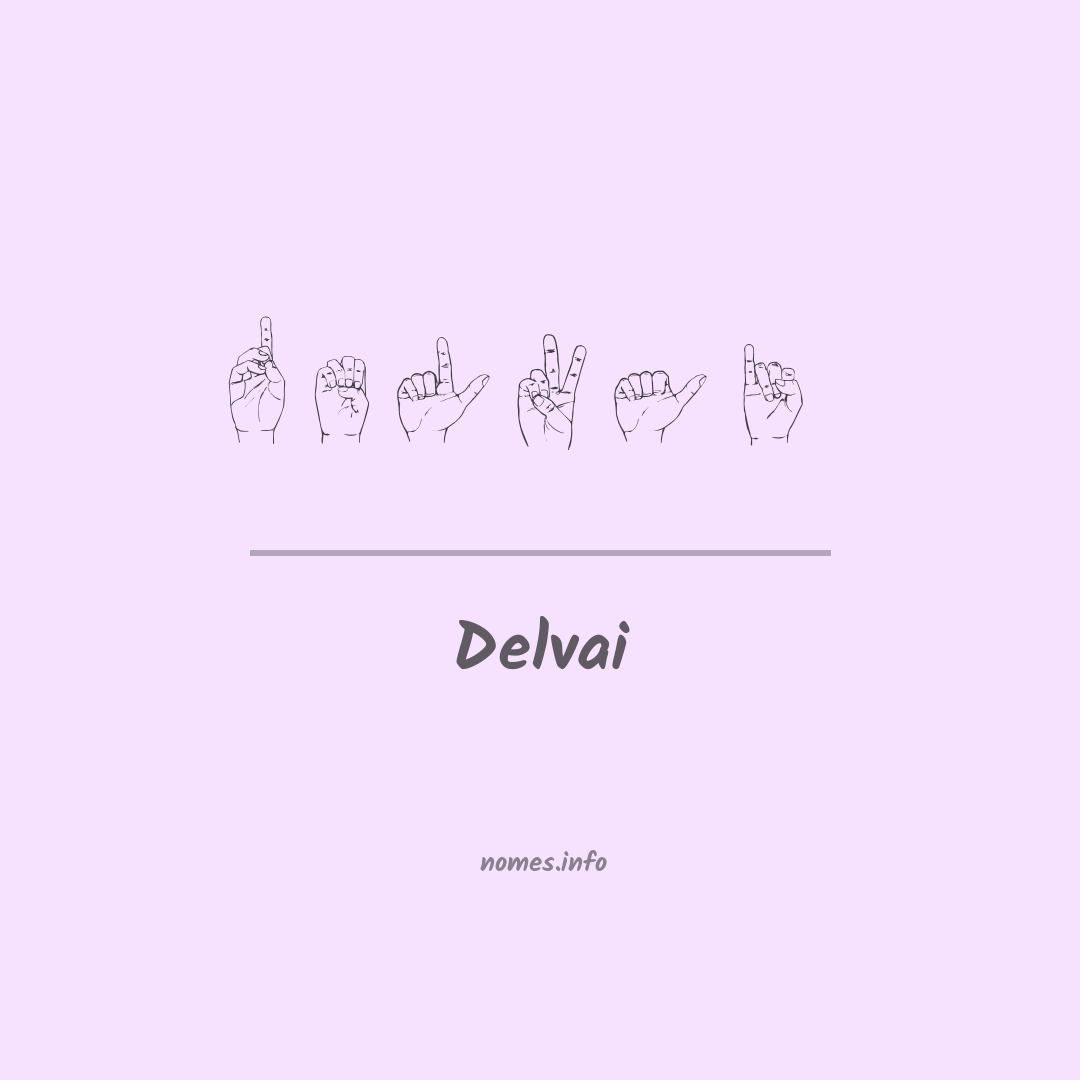Delvai em Libras